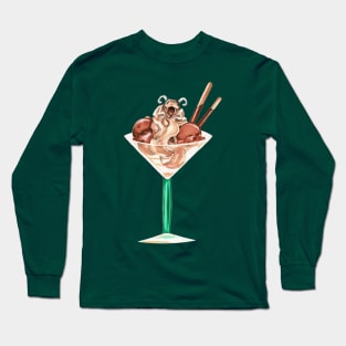 Dessert with a Bite - Snake Cocktail Long Sleeve T-Shirt